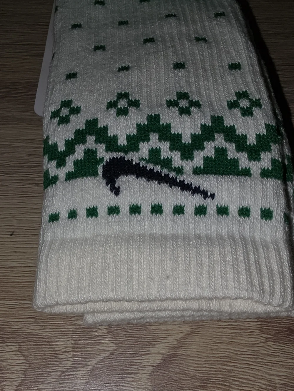 Nike Everyday Dri-FIT Crew Socks - Green Christmas Reindeer